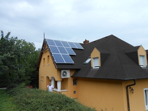 <span>Balatonfüred 2014</span>5 kWp napelemes rendszer 