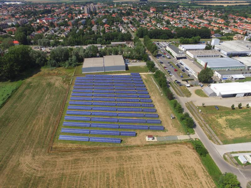 <span>Celldömölk 2019</span>605 kWp napelemes kiserőmű generál kivitelezése