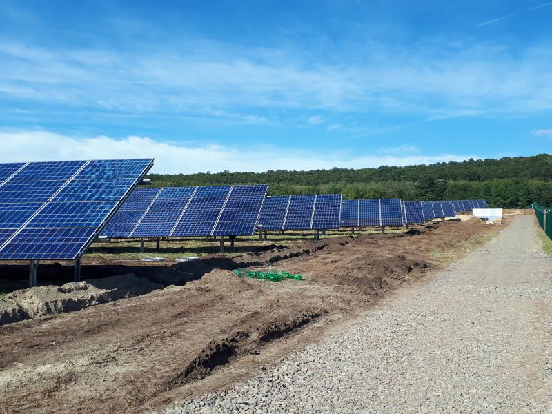 <span>Vácrátót 2019</span>2x590,24 kWp napelempark kivitelezése
