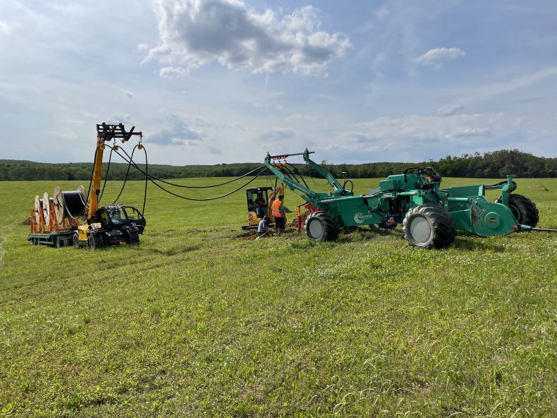 <span>Sárfimizdó 2022</span>Kábelfektetés: KIF, KÖF, védőcső